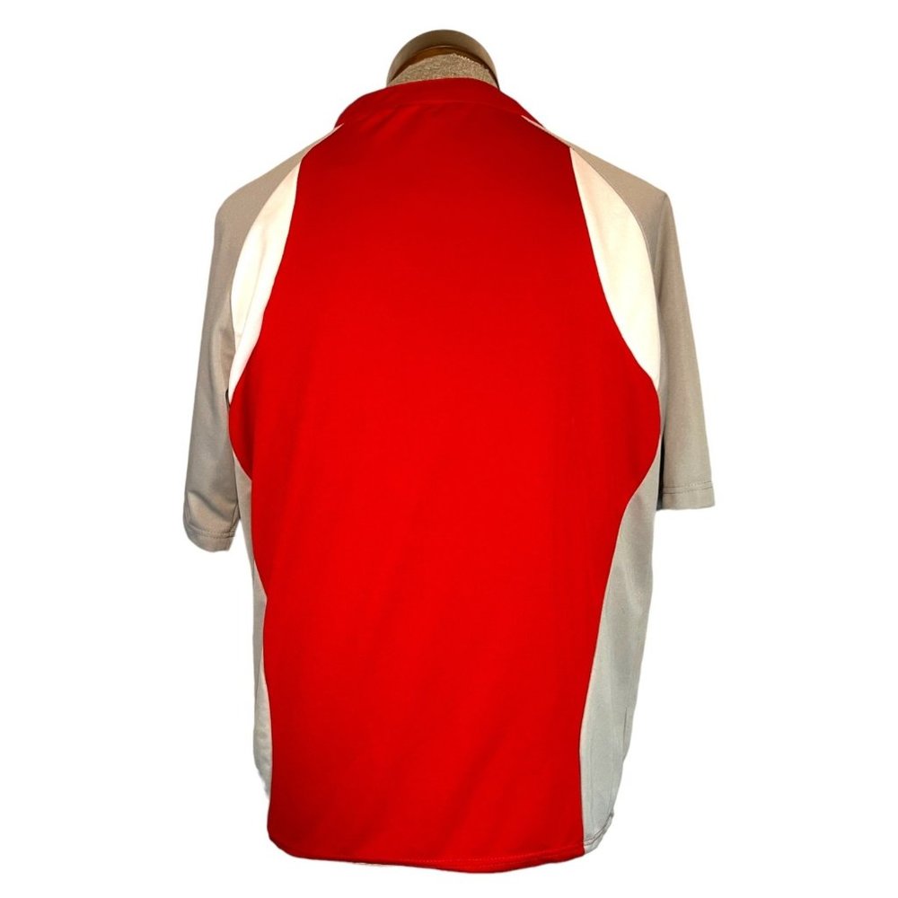 MLB Jacket Mens XL Red Cardinals Team Henley 1/4 Zip - Picture 3 of 6